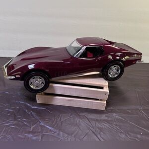 Jim Beam 1991 Chevrolet Corvette decanter Cordovan Maroon 1968